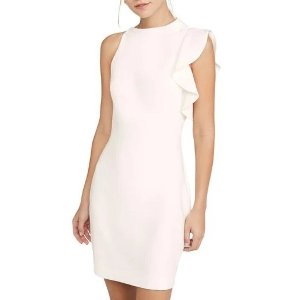 Black Halo Pabla Ruffle Minidress